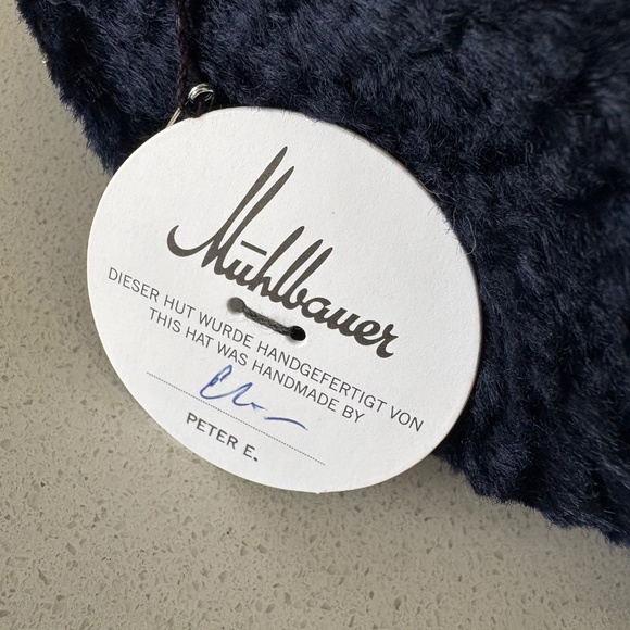 GORGEOUS Handmade Navy valour beret No. 6 Store NWT size 56